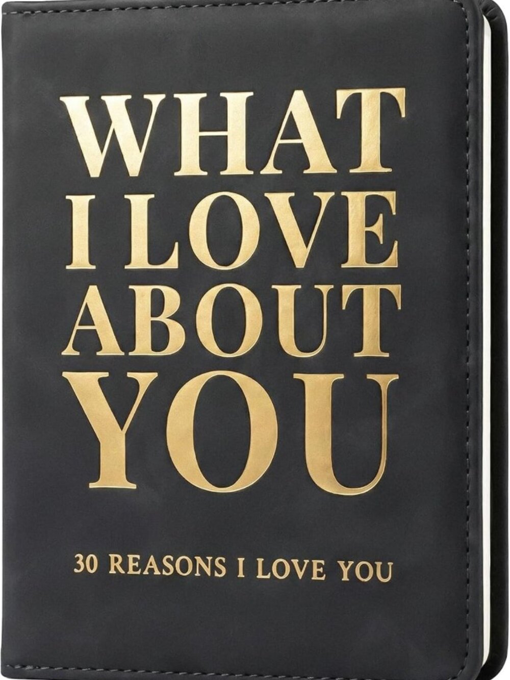 Romantic Fill-In-The-Blank Journal - 30 Reasons I Love You Keepsake Gift